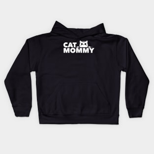 Cat Mom Cute Gift Cat Owner Kids Hoodie